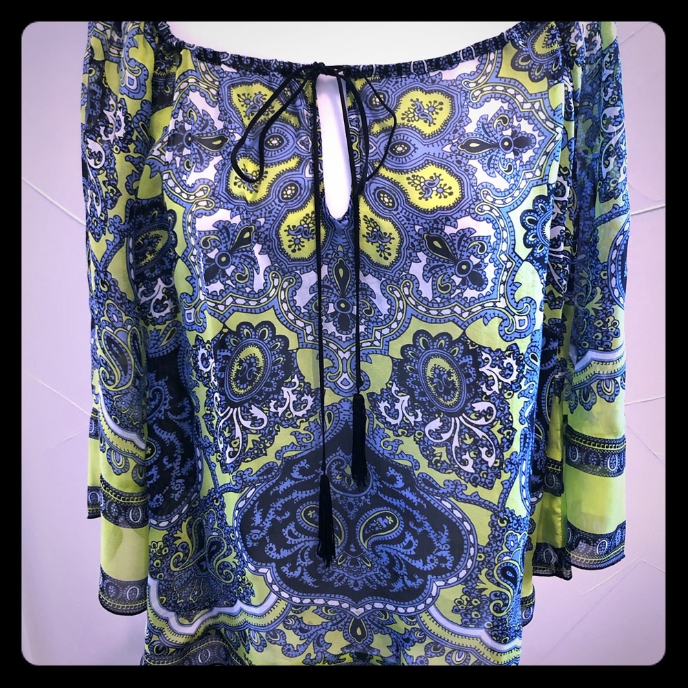 Hale Bob silk top. Size small